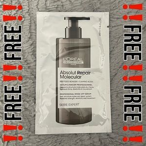 ‼️FREE‼️NEW‼️LOREAL Absolut Repair Molecular Professional RinseOff Serum⭐️15ml⭐️